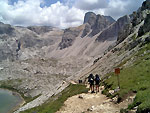 Sentiero dal Rif. Locatelli alle Tre Cime di Lavaredo - foto Giuseppe Civardi