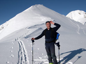 Salita e discesa! in sci-alpinismo da Carbonera di Colere mt. 1043 alla cima del Ferrantino, mt. 2325 (22 genn 09) - FOTOGALLERY