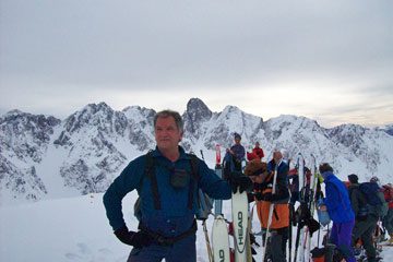 Sci-alpinistica al monte Gardena, stavolta sono con 15 amici del CAI-Albino il 6 dicembre 2009 - FOTOGALLERY