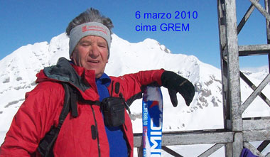 Scialpinistica da Gorno (Calchera) in Cima Grem, passando dal Rif. Grem e dal Baitone -  FOTOGALLERY