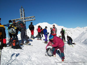 Da Oneta a Cima Grem...scialpinisti e ciaspolatori (7 dic. 08)  - FOTOGALLERY