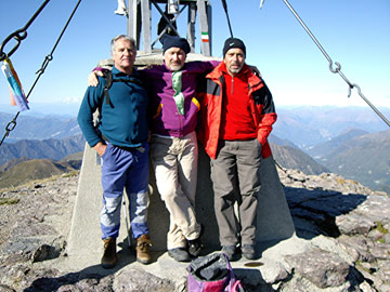 Salita al Pizzo Tre Signori da Ornica in una splendida ma fredda giornata il 14 ottobre 2009 - FOTOGALLERY