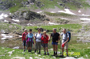 Da Carona salita in Valsambuzza al Passo di Publino, Pizzo Zerna e Laghi di Caldirolo l'8 luglio 2009  - FOTOGALLERY