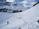 Salendo in ciaspole - foto da Giuseppe Salvi 31 genn. 08