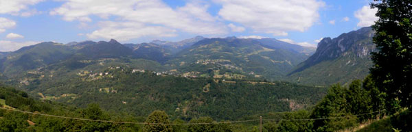 La Val Taleggio vista da Peghera