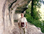 Jean Bedolis sul passaggio accanto al fiume  Lot - foto Jean Bedolis