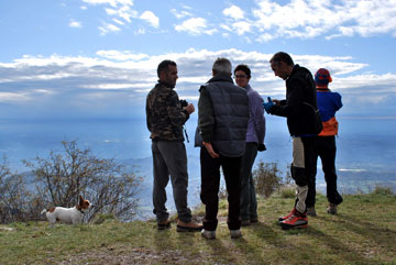 Da Cler di Sedrina salita ai Prati Parini e in Canto Alto con freddo e prima neve sulle Orobie il 7 novembre 2009 - FOTOGALLERY