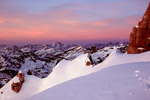 Tramonto in tinte rosate - foto Luca Vezzoni