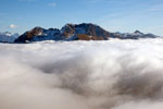 Appena sopra il livello delle nubi - foto Luca Vezzoni