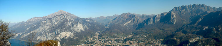 Dal Monte Barrro panoramica verso Lecco e i suoi monti - foto Luca Vezzoni