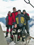 La squadra al completo in vetta - foto Marcello Pellegrinelli 28 ott 07