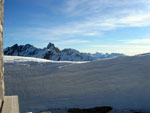 Dal Benigni accerchiato dalla neve vista verso il Valletto - foto Marcello Pellegrinelli 24 febb. 08
