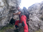 Giambattistoa (Pighi) sulla Centenaria - foto Marcello Pellegrinelli 