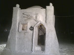 Costruzione in neve a Livigno - foto Marcello Pellegrinelli 