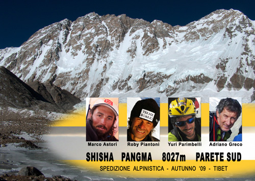 Spedizione alpinistica Shisha Pangma 8.027 m. -settembre -ottobre 2009