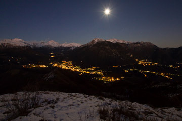 Tramonto dal MONTE GIOCO il 7 gennaio 2012 - FOTOGALLERY