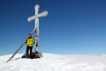 Invernale in Alben: Cima La Croce io, Cima Alben Sergio e Matu, domenica 14 marzo 2010 - FOTOGALLERY