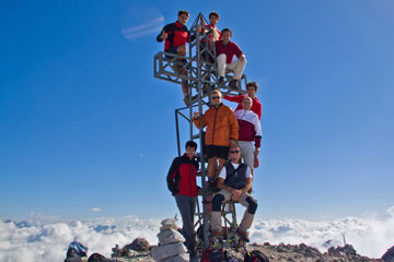 Salita sul Pizzo Arera dalla nord-ovest, discesa dalla nord al Passo e Cima di Corna Piana il 4 settembre 2010 - FOTOGALLERY