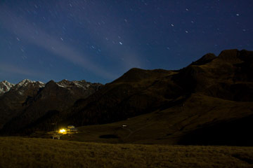 Piani dell'Avaro (Cusio) - Il cielo stellato dei Piani dell'Avaro - martedì 15 novembre 2011 - FOTOGALLERY