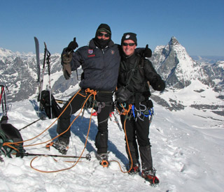 Da Cervinia sabato 30 maggio salita al Rif. Guide del Cervino (3480 m.), dom. 30 ascensione al Breithorn (4165 m.) - FOTOGALLERY