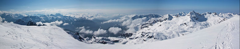 Dal Cabianca panoramica dal Redorta al Farno