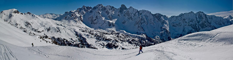 Panoramica sulla Conca dei Campelli di Schilpario