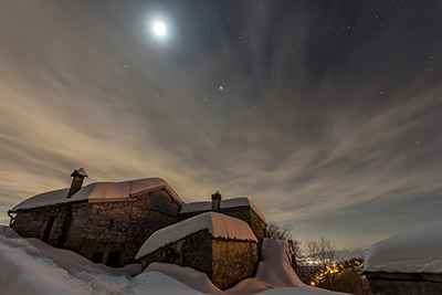 Alba e Tramonti nevosi in Canto Alto il 19 marzo 2013  - FOTOGALLERY