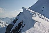 Salita di Marco e Sergio con tanta neve dalla Madonna delle nevi al Monte Cavallo dalla Val Terzera l'11 aprile 2010 - FOTOGALLERY