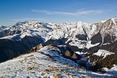 Salita invernale al MONTE CAVALLO dalla Val Terzera partendo dal Rif. Madonna delle nevi il 15 gennaio 2012 - FOTOGALLERY