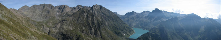 Panoramica dal Passo del Corno - 29 agosto 08