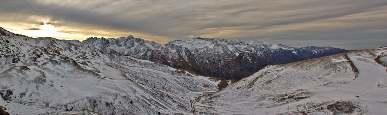 Panoramica dal Montebello di Foppolo