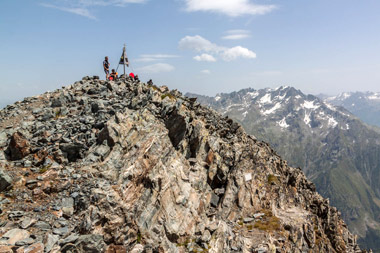 Ascensione al PIZZO DEL DIAVOLO dalla CRESTA BARONI il 1 luglio 2012 - FOTOGALLERY