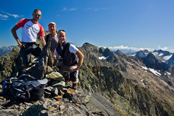 Da Valbondione salita dalla selvaggia Valmorta al Cantolongo e al Pizzo Druet (2913 m.) sabato 11 settembre 2010 - FOTOGALLERY