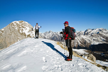 Salita invernale da Colere ai MONTI FERRANTINO E FERRANTE il 14 gennaio 2012 - FOTOGALLERY