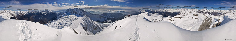 Panoramica dalla vetta del Ferrante