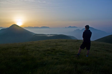 Magro tramonto sabato sera 11 al Gherardi, ma splendida alba in Sodadura domenica 11 luglio 2010 - FOTOGALLERY