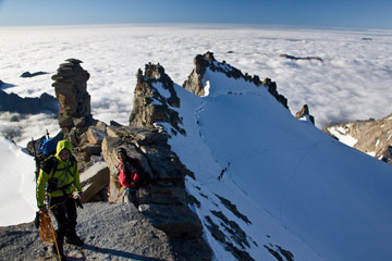 Uno splendido GRAN PARADISO con Sergio e Mattia domenica 18 e lunedì 19 luglio 2010 - FOTOGALLERY