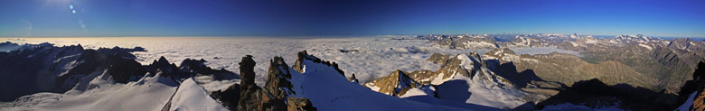 Panoramica dal Gran Paradiso