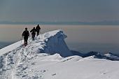 Salita invernale con ciaspole in Grem partendo da Oneta in Val del Riso nella splendida domenica del 21 febbraio 2010 - FOTOGALLERY