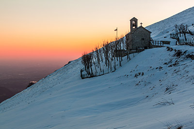 Tramonto con cometa al Linzone il 15 marzo 2013 - FOTOGALLERY