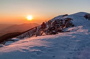 Tramonto con cometa al Linzone il 15 marzo 2013 - FOTOGALLERY