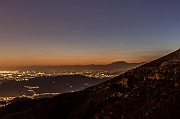 Tramonto con cometa al Linzone il 15 marzo 2013 - FOTOGALLERY