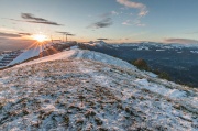 24 maggio 2013 – Il magico tramonto dell'inverno estivo dal Linzone - FOTOGALLERY