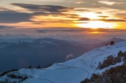 24 maggio 2013 – Il magico tramonto dell'inverno estivo dal Linzone - FOTOGALLERY