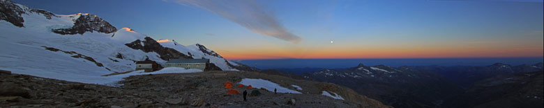 Tramonto dal Rif. Quintino Sella al Felik