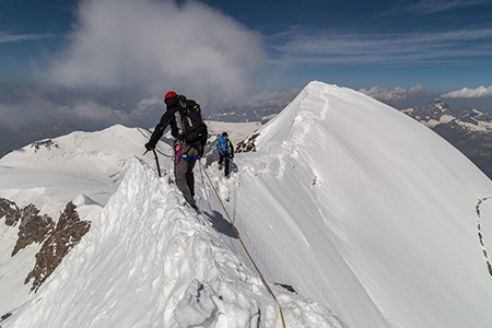Domenica 19 Luglio 2015 – Lyskamm Orientale – Liskamm Occidentale – Traversata alta - FOTOGALLERY