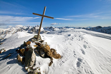 Invernale al MONTE MASONI con discesa in Valsambuzza e salita al PIZZO ZERNA il 21 gennaio 2012 - FOTOGALLERY