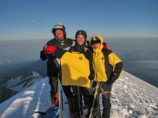Entusiasmante esperienza: ascensione in vetta al Monte Bianco (4808 m.) da Chamonix il 1 agosto 2009  - FOTOGALLERY