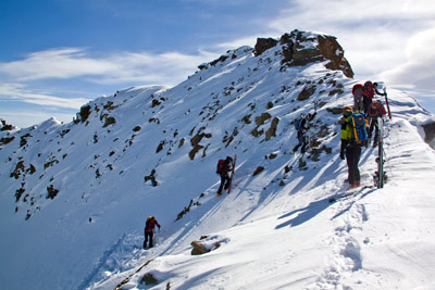 Trasferta Svizzera...Piz San Gian e Piz Da l'Ova Cotshna - 10 marzo 2012 - FOTOGALLERY