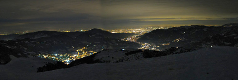 Dal Pizzo Formico vista verso la pianura - 13 gemnnaio 09